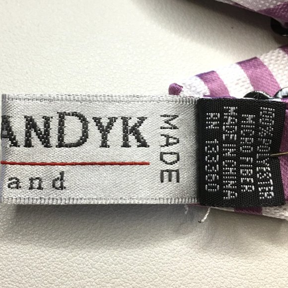 JON VANDYK HOLLAND Vintage Vibe Semi-Butterfly Bow Tie βΆβ πΉβπΈβπ» βπΌπ! - Picture 6 of 9